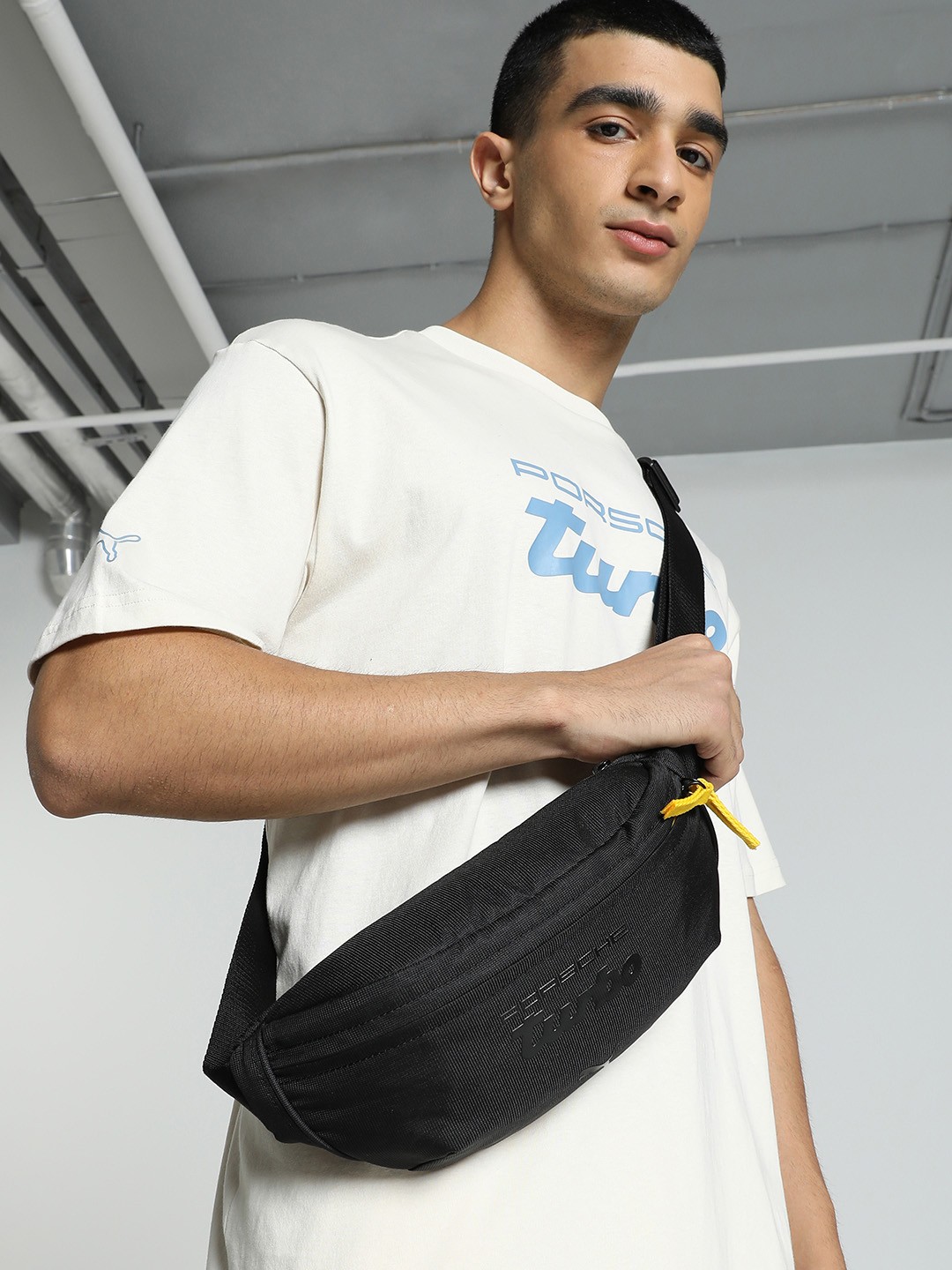 

PUMA Motorsport Unisex Porsche Legacy Waist Pouch, Black
