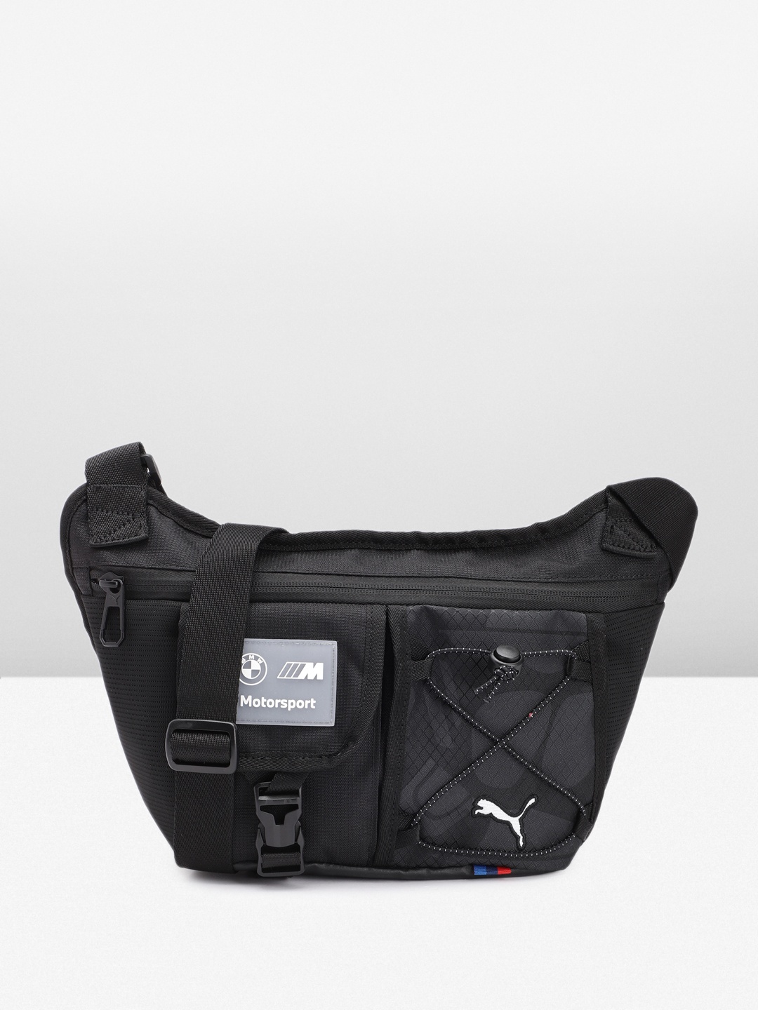 

PUMA Motorsport Unisex BMW MMS Messenger Bag, Black