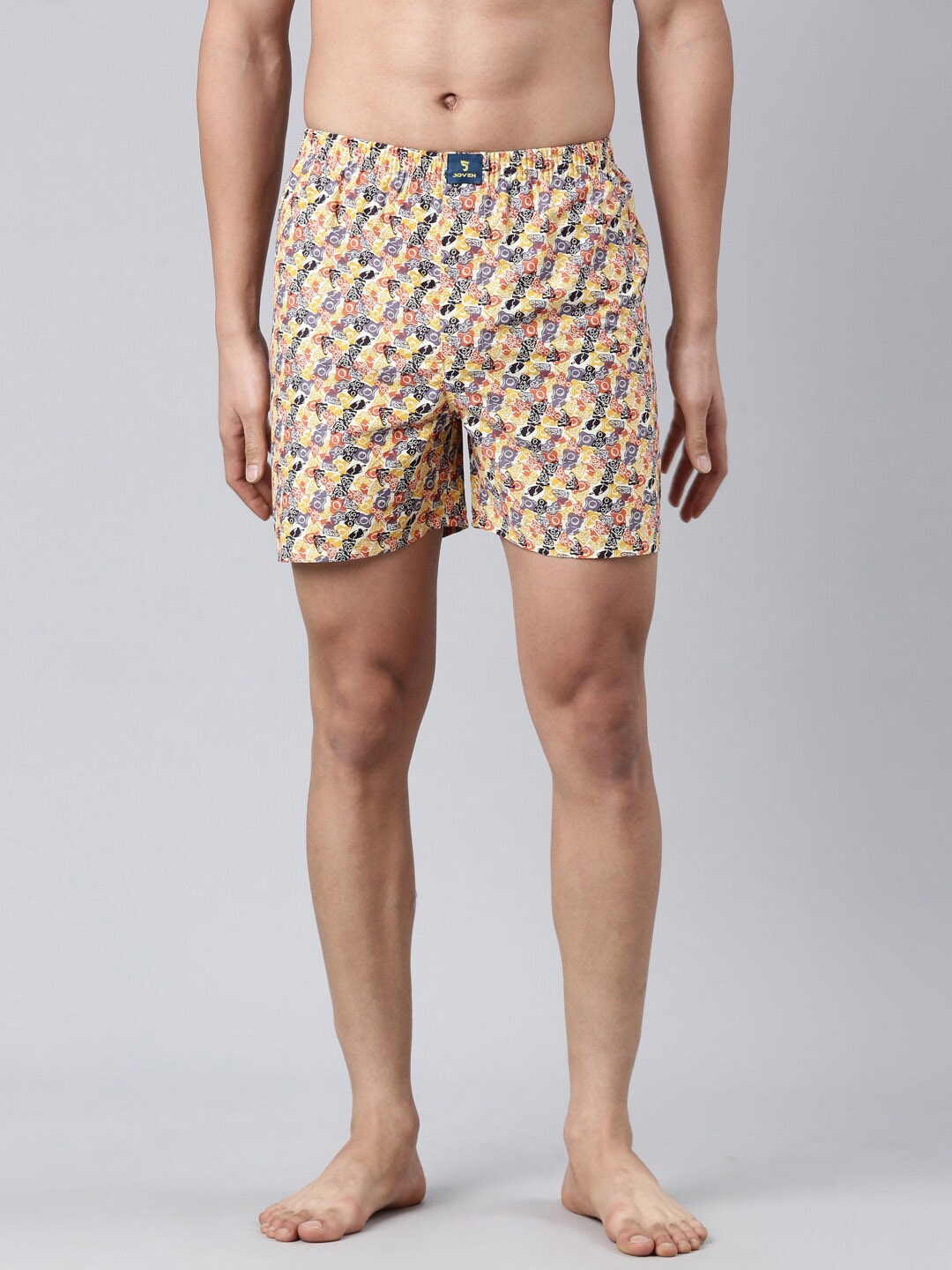 

Joven Printed Pure Cotton Boxers JB1P-IC, Beige