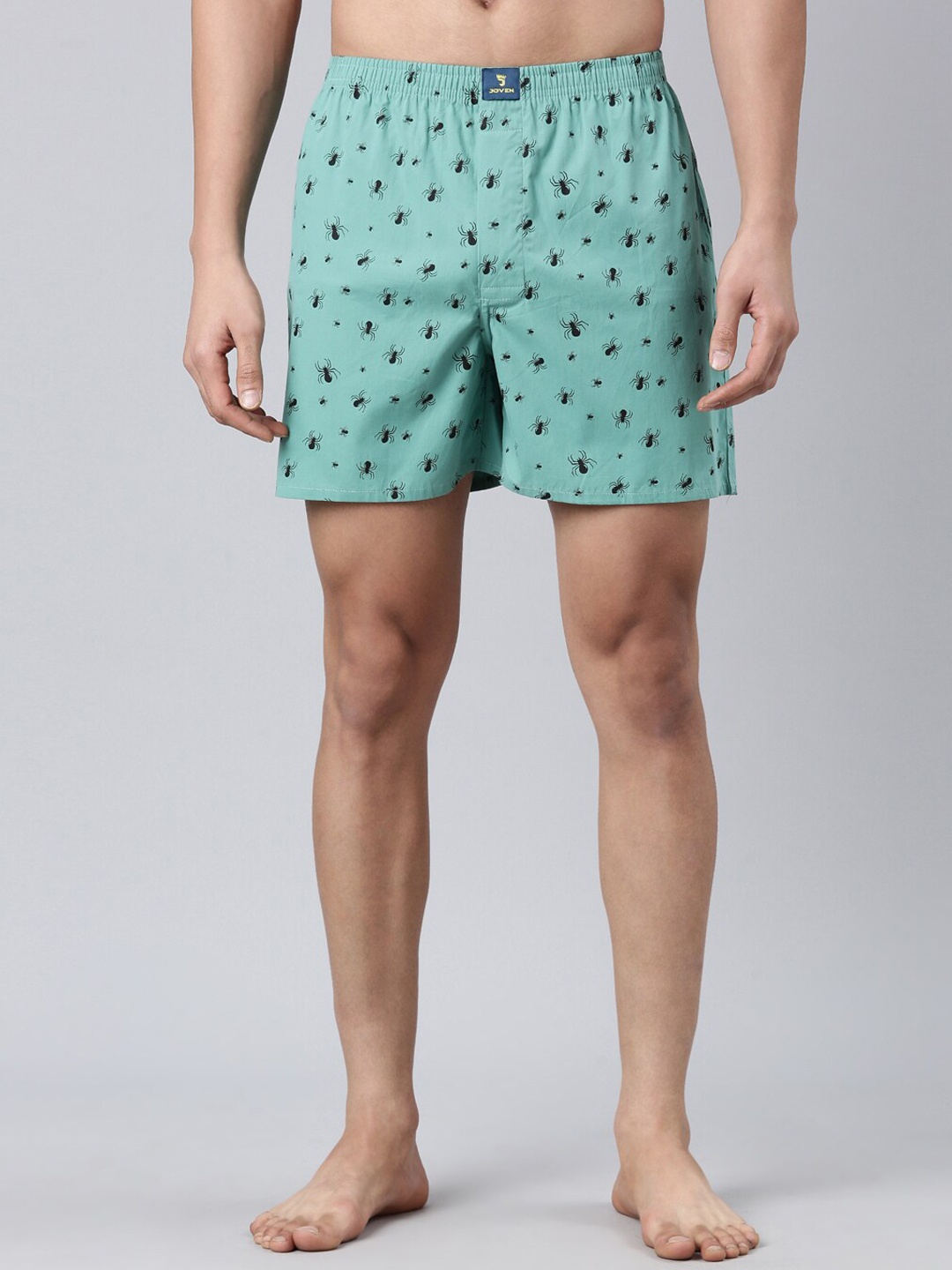 

Joven Printed Pure Cotton Boxers JB1P-MS, Sea green