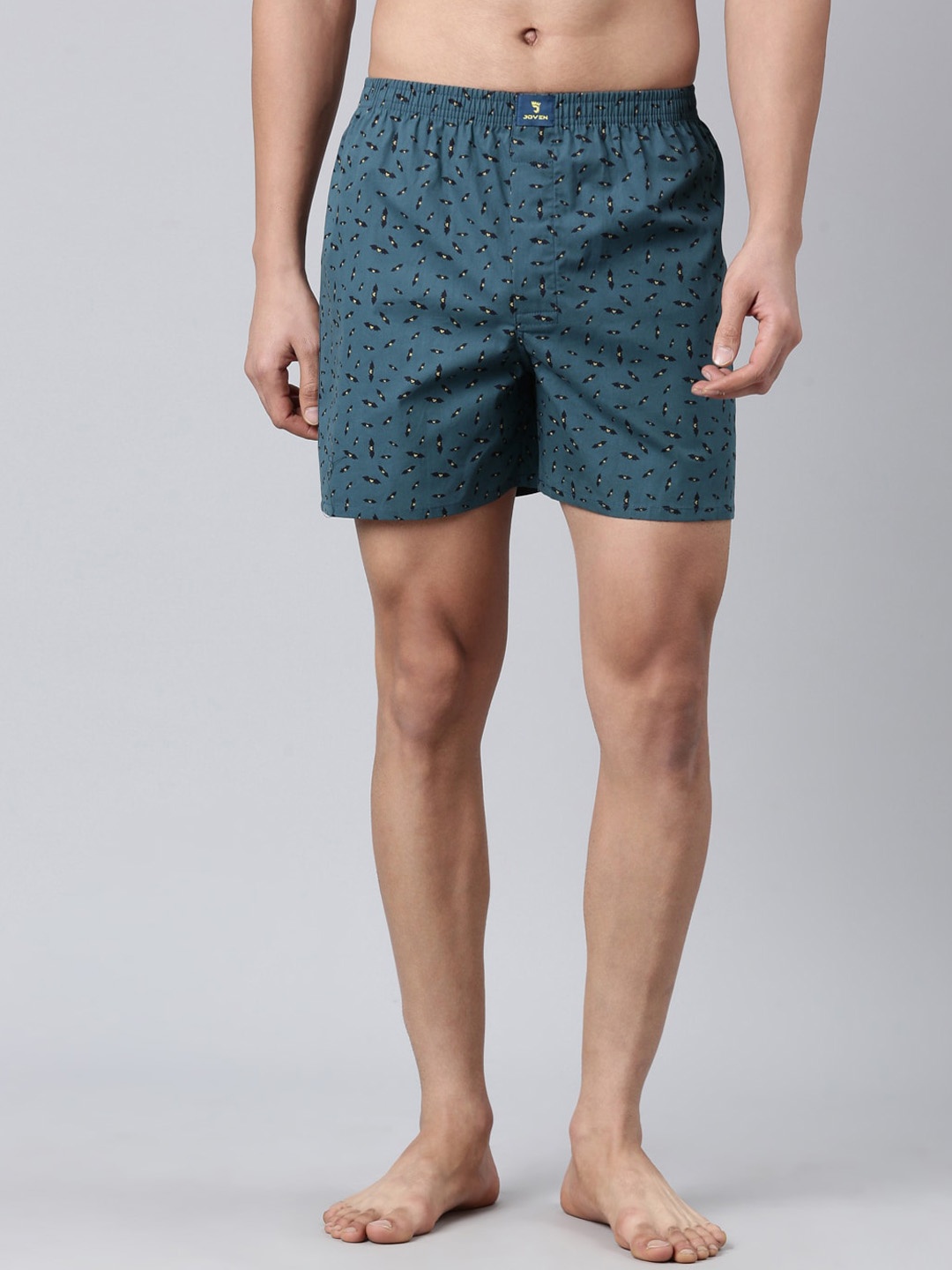 

Joven Anti Fade Printed Pure Cotton Boxer JB1P-GB, Blue