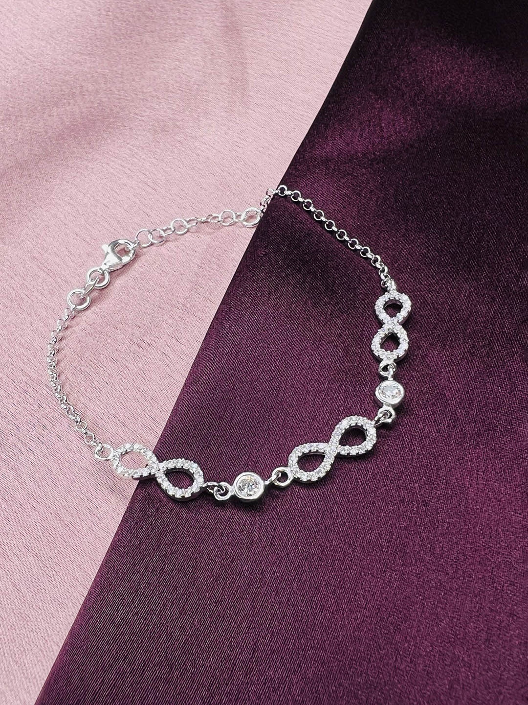 

Arte Jewels Women Sterling Silver Wraparound Bracelet