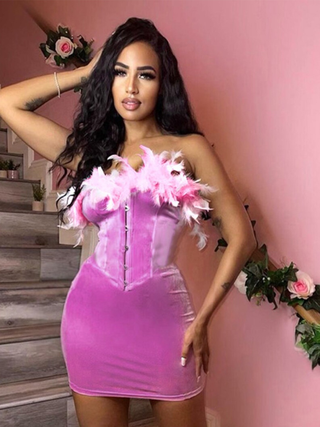 

Stylecast X KPOP Bodycon Dress, Purple