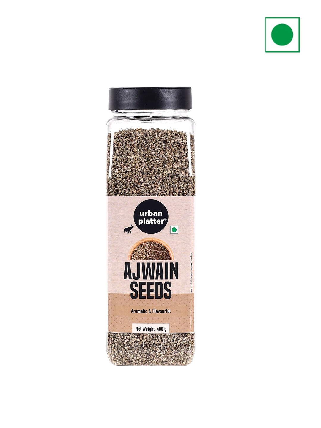 

URBAN PLATTER Whole Ajwain Seeds- 400 G, Brown