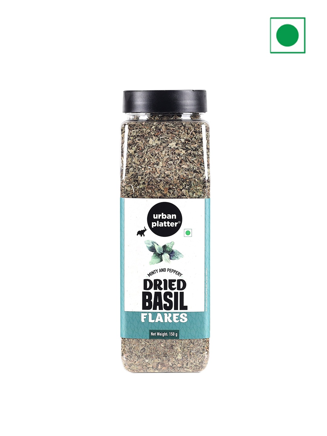 

URBAN PLATTER Dried Basil Flakes Shaker Jar -150 g, Assorted