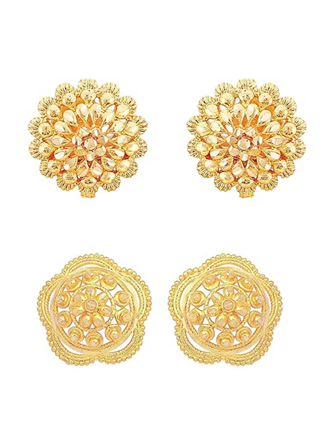 

Vighnaharta Set Of 2 Gold Plated Studs