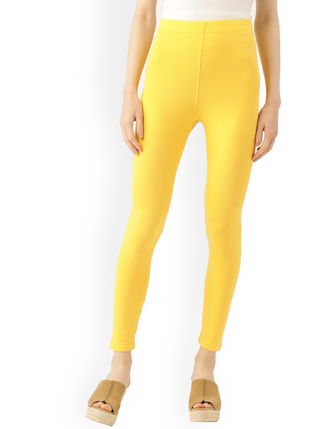 

Leading Lady Ankle-length Mid-Rise Leggings, Yellow