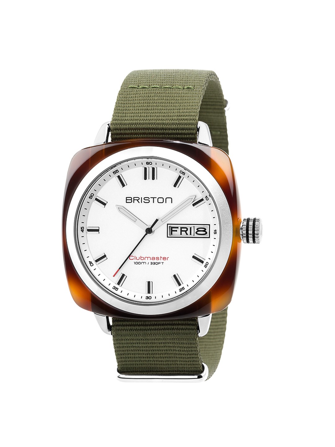 

BRISTON Clubmaster Sport HMS Unisex Analogue Multi Function Watch 17342.SA.TS.2.NGA, White