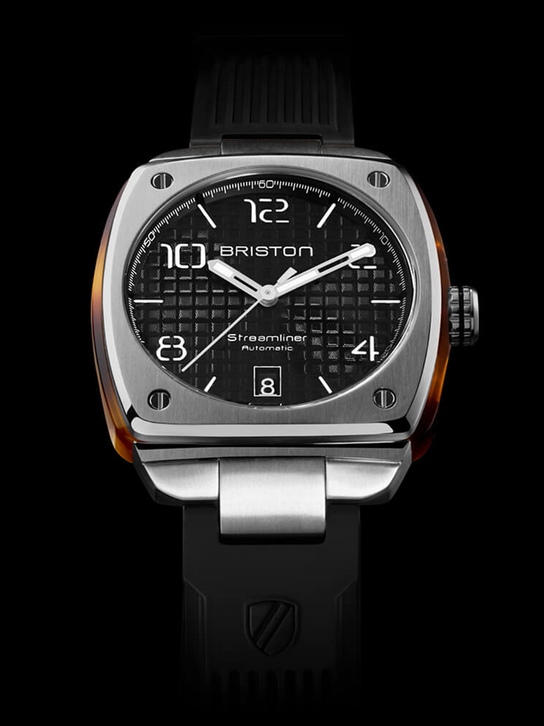 

BRISTON Men Textured Analogue Multi Function Automatic Watch 23640.S.T.1.SB, Black