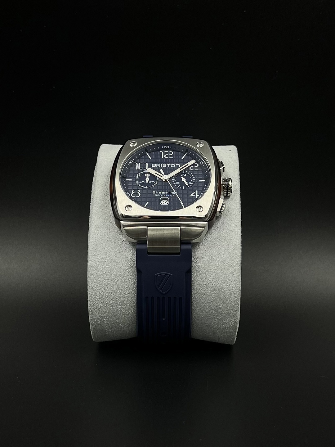 

BRISTON Men Bracelet Style Straps Analogue Chronograph Watch 22142.S.T.15.RNB, Blue