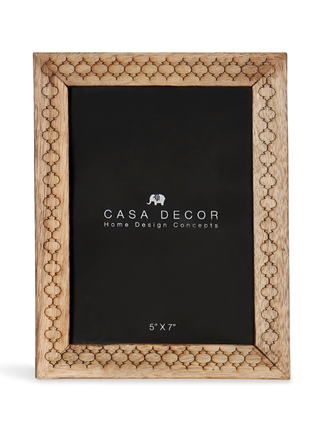 

CASA DECOR Brown & Black Wooden Table Photo Frame