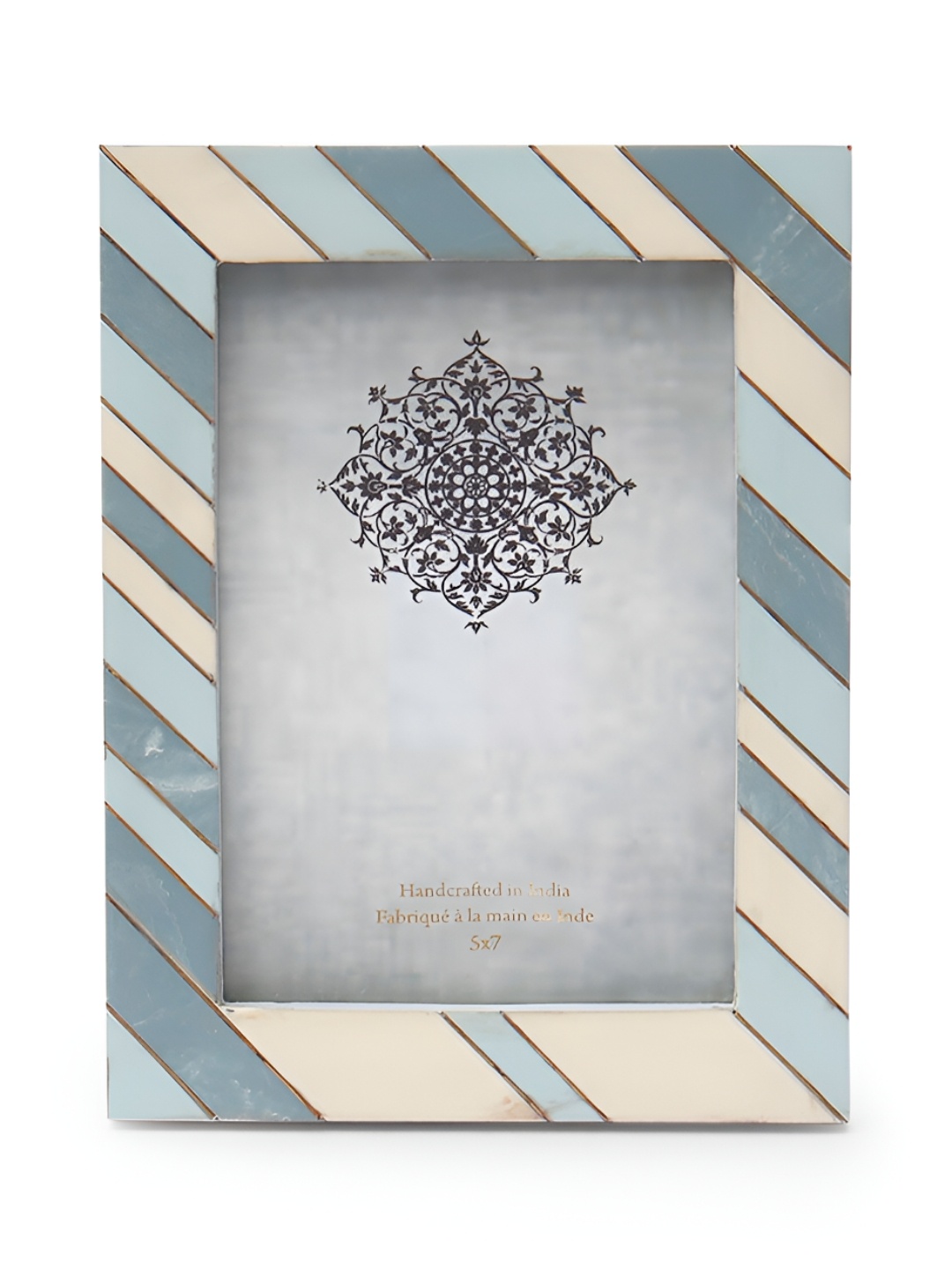 

CASA DECOR Green & Cream-Coloured Table Photo Frame
