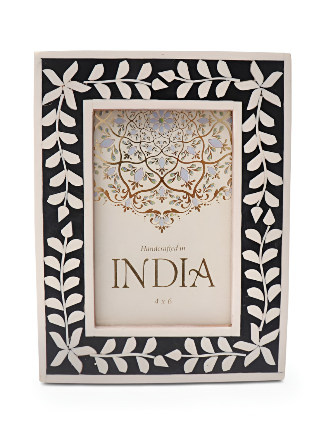 

CASA DECOR Black & White Table Photo Frame