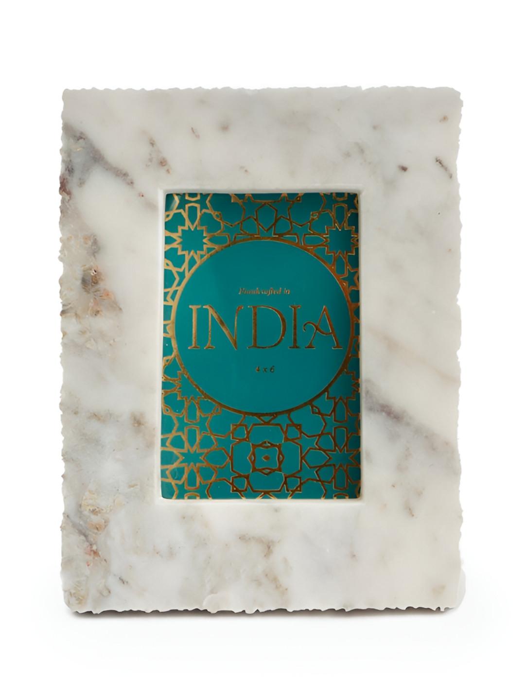 

CASA DECOR White & Grey Neo Angelina Table Photo Frame