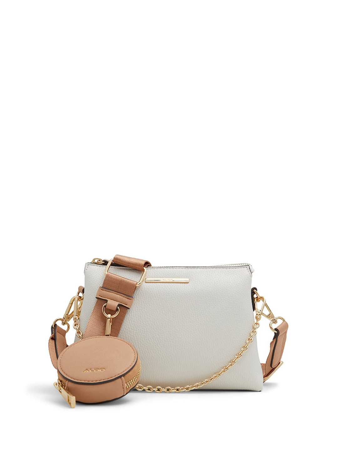 

ALDO Structured Sling Bag, Beige