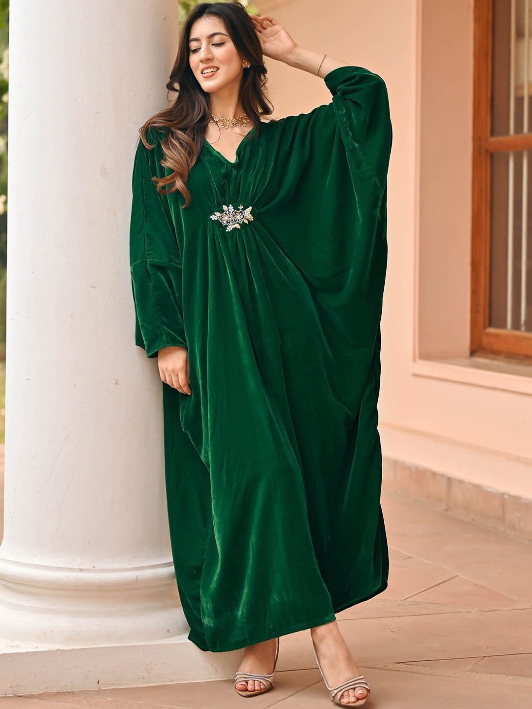 

Lavanya The Label Kaftan Maxi Dress, Green