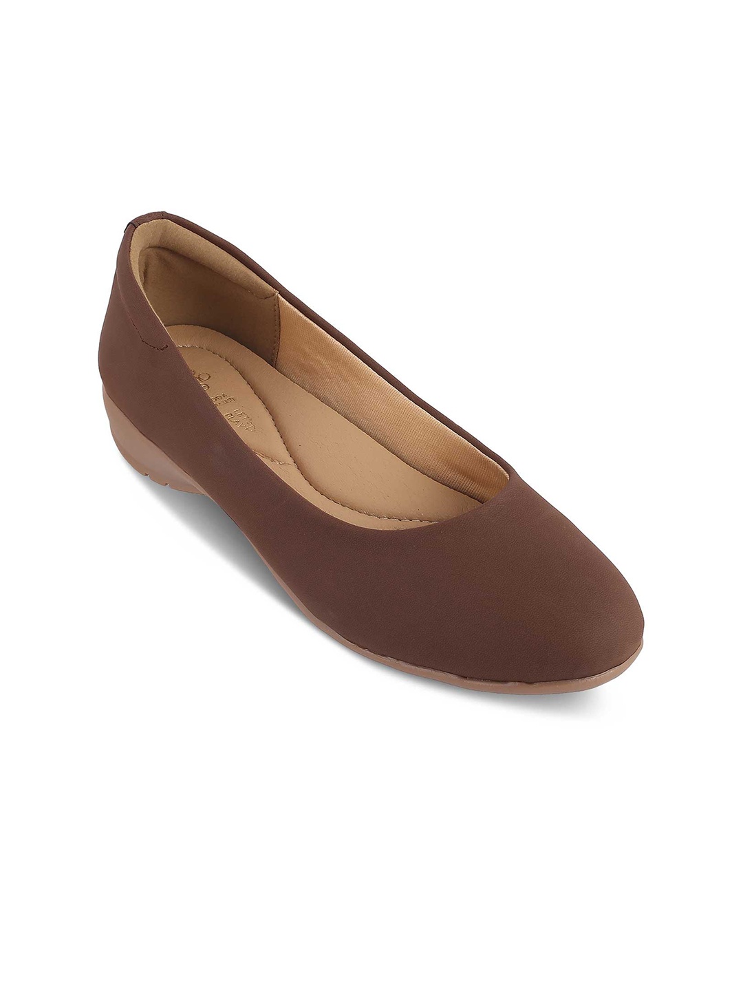 

Tresmode Round Toe Ballerinas, Brown