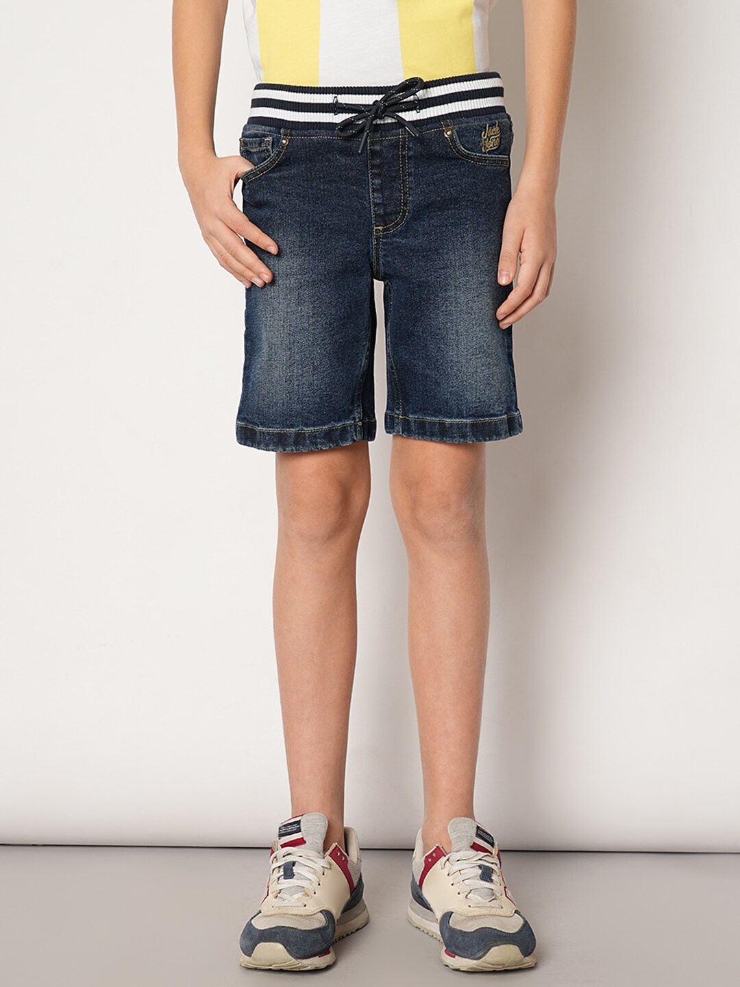 

Jack & Jones Junior Boys Cotton Denim Shorts, Blue