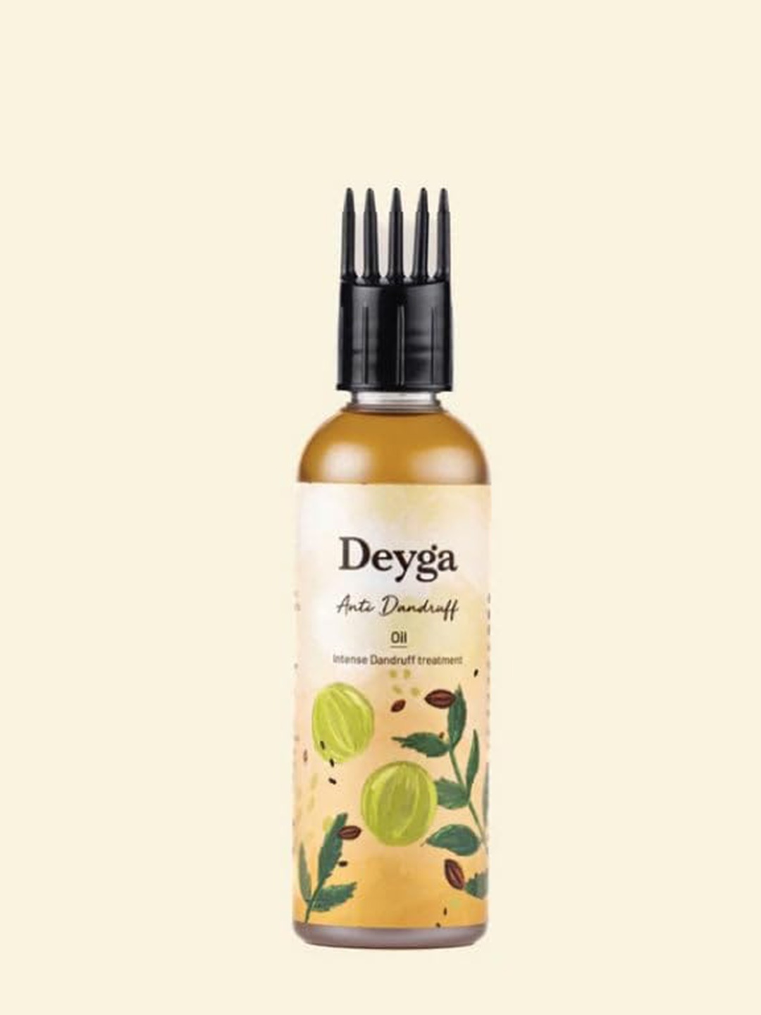 

Deyga Organics Anti-Dandruff Oil With Neem - 100ml, Brown