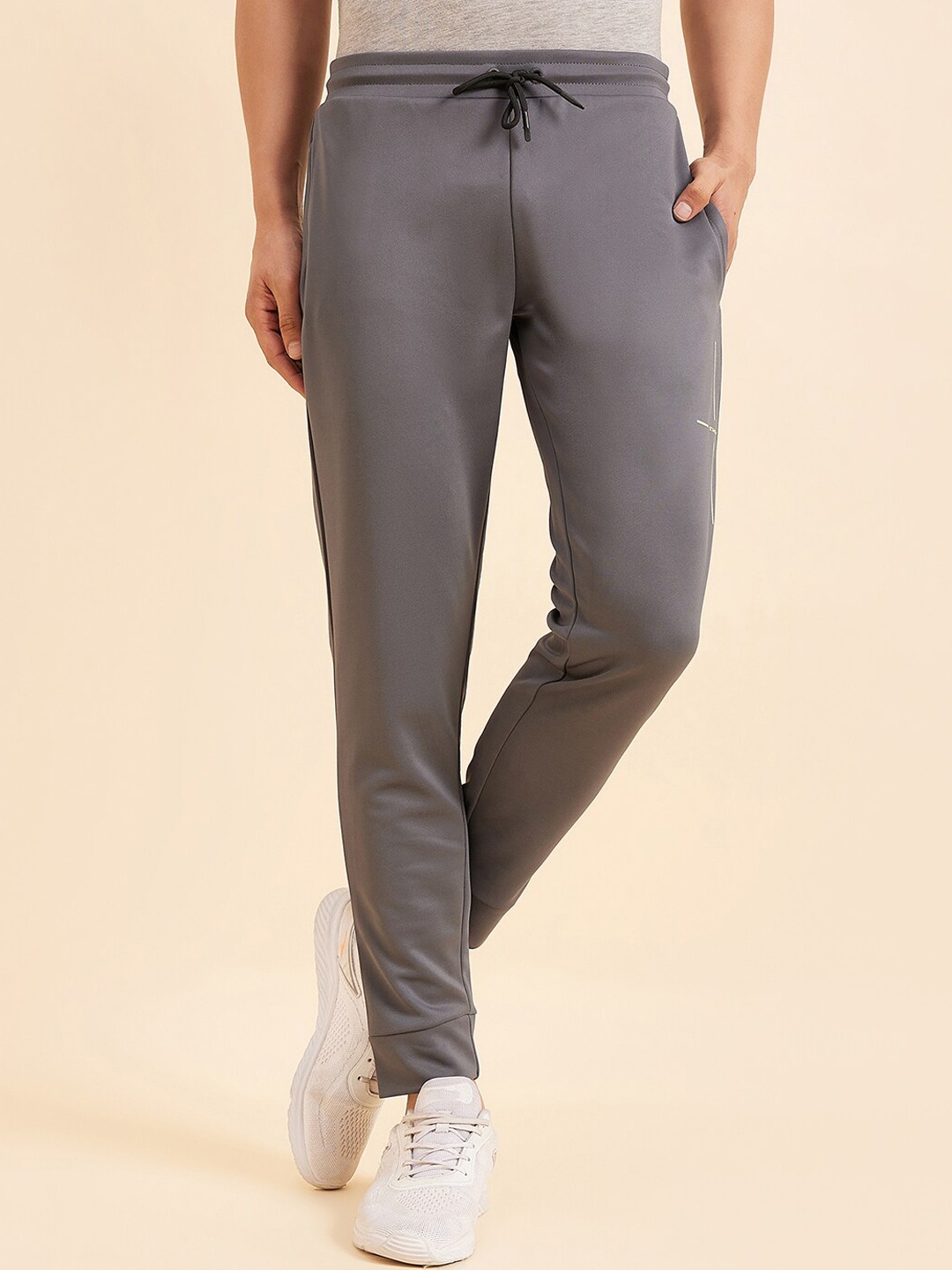 

Sweet Dreams Men Grey Mid-Rise Joggers