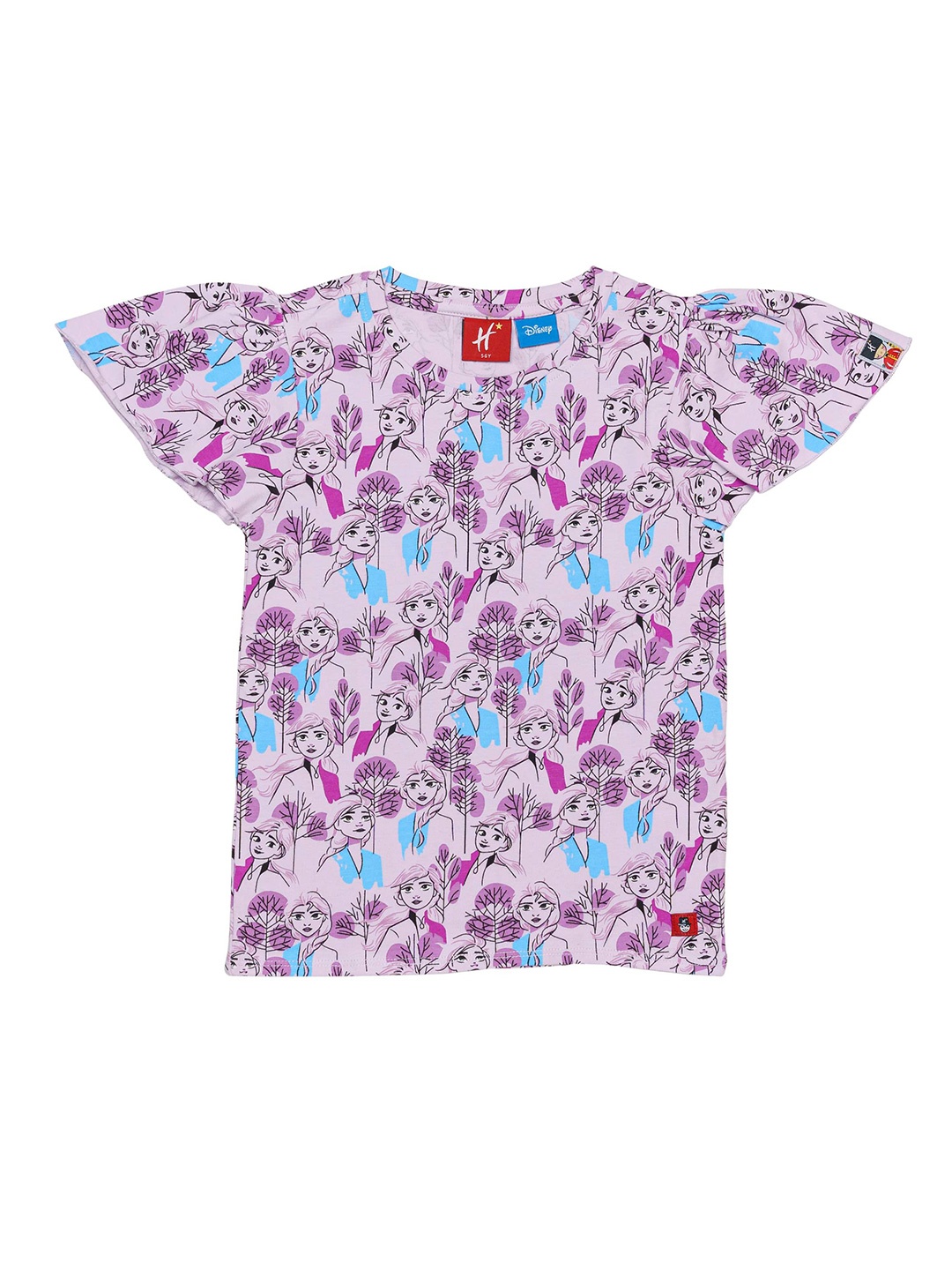 

H By Hamleys Girls Conversational Print Top, Lavender