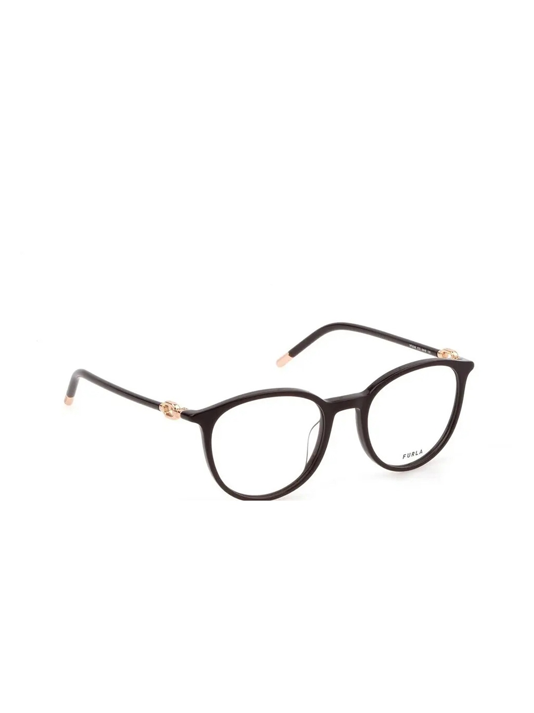 

Furla Women Full Rim Round Frames VFU548519HBFR, Brown