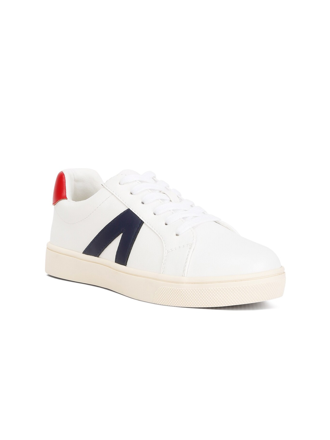 

London Rag Women Lace-Ups PU Sneakers, White