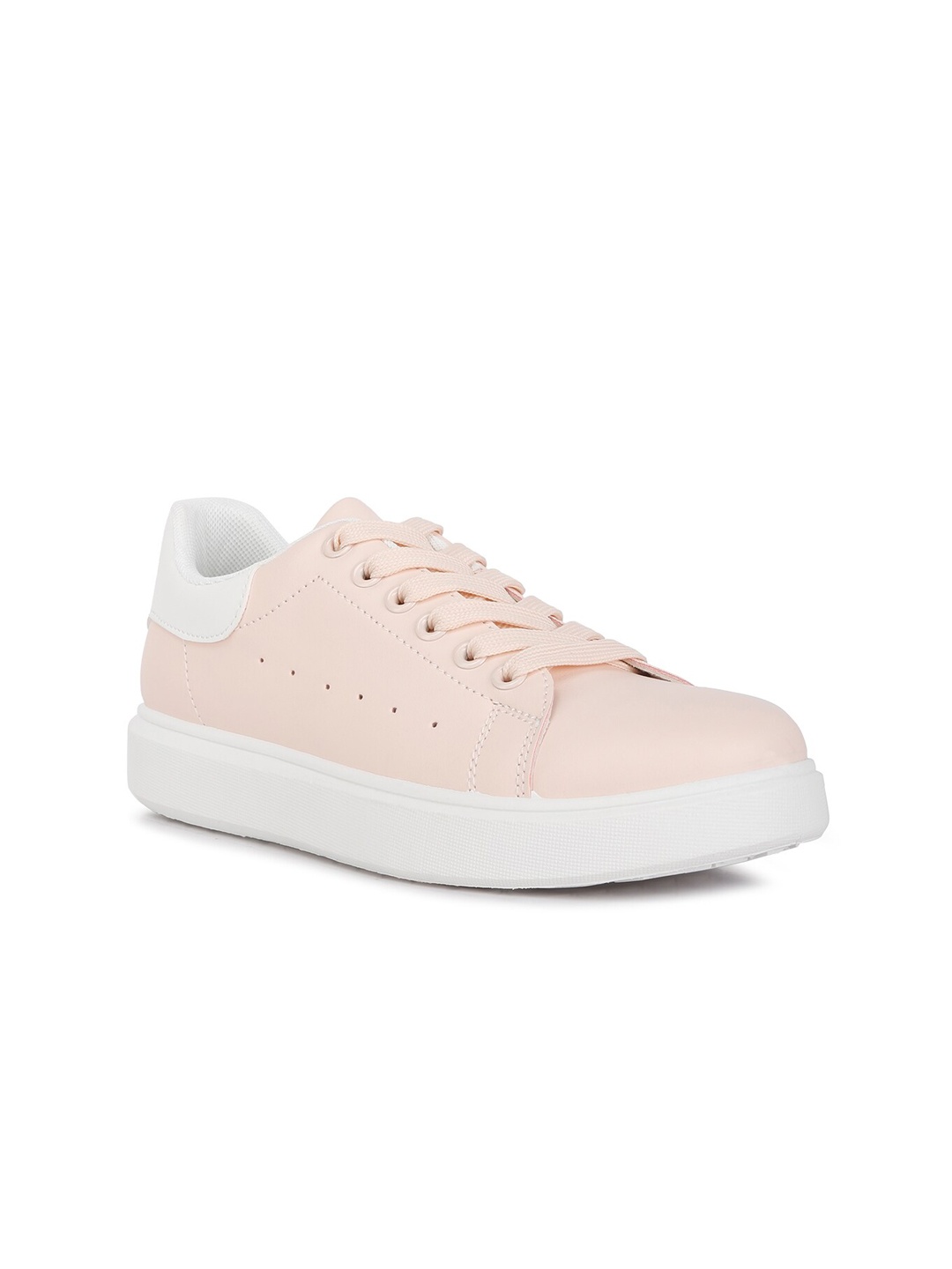 

London Rag Women Comfortable Lace Up Sneakers, Beige