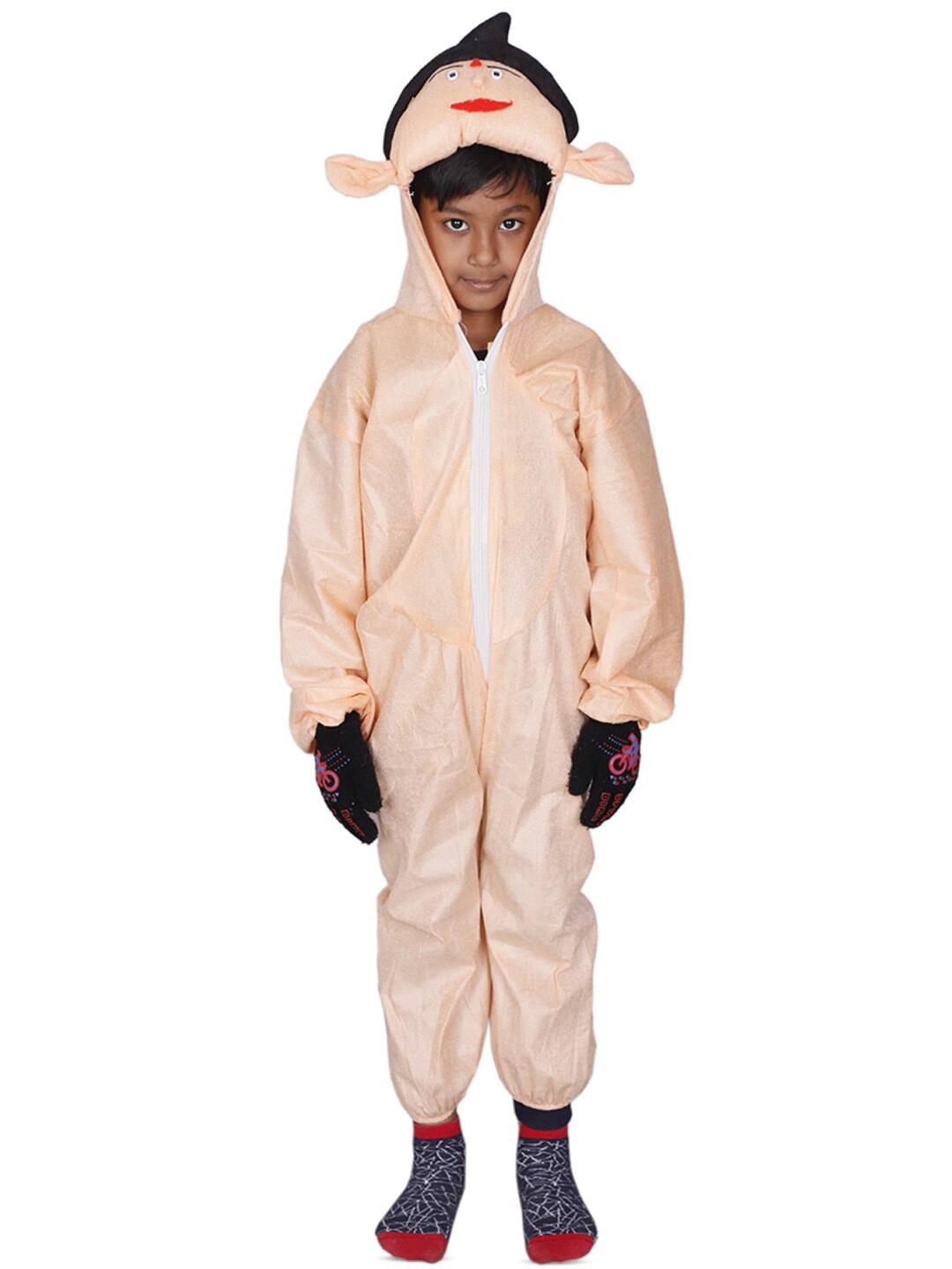 

BAESD Kids Chota Bheem Hooded Costume, Peach