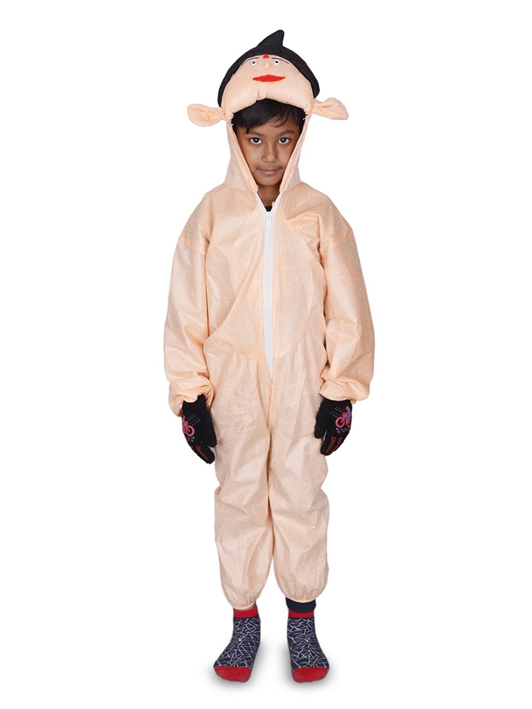 

BAESD Kids Chota Bheem Hooded Costume, Peach