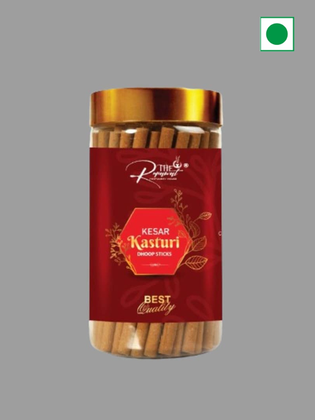 

THE RUPAWAT Perfumery House Brown 5 In 1 Kesar Kasturi Dhoop Sticks