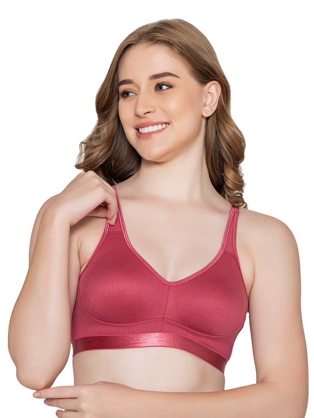 

B'ZAR Full Coverage Bra With All Day Comfort, Rose