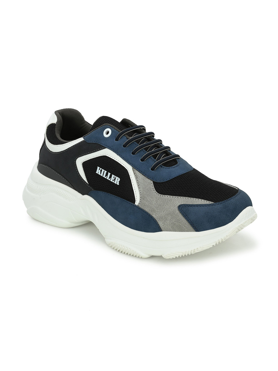 

Killer Men Round Toe Sneakers, Black