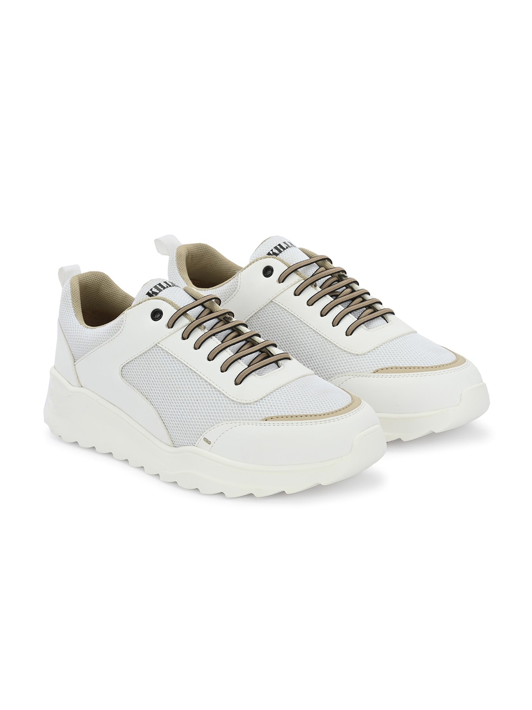 

Killer Men Round Toe Sneakers, White