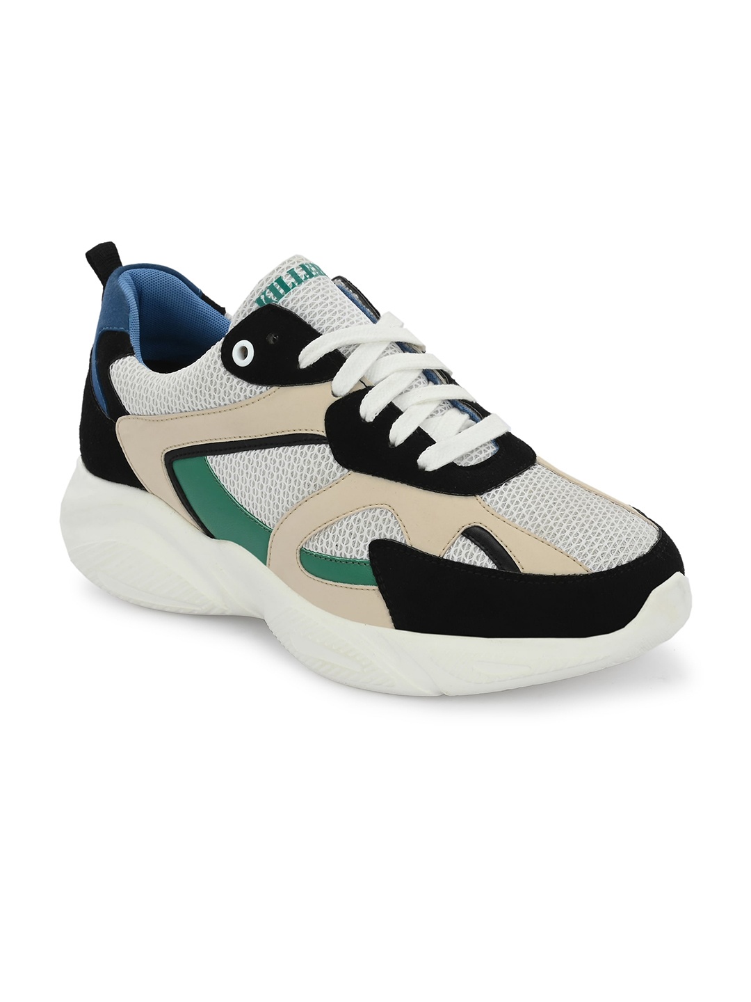 

Killer Men Colourblocked Round Toe Sneakers, Beige