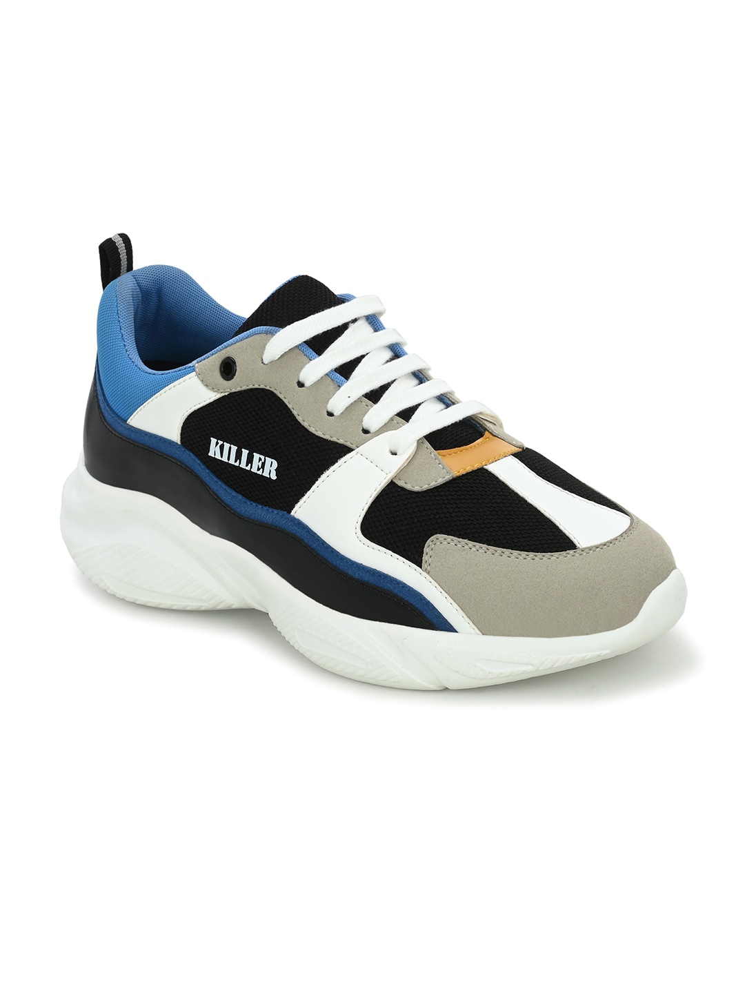 

Killer Men Colourblocked Round Toe Sneakers, Blue