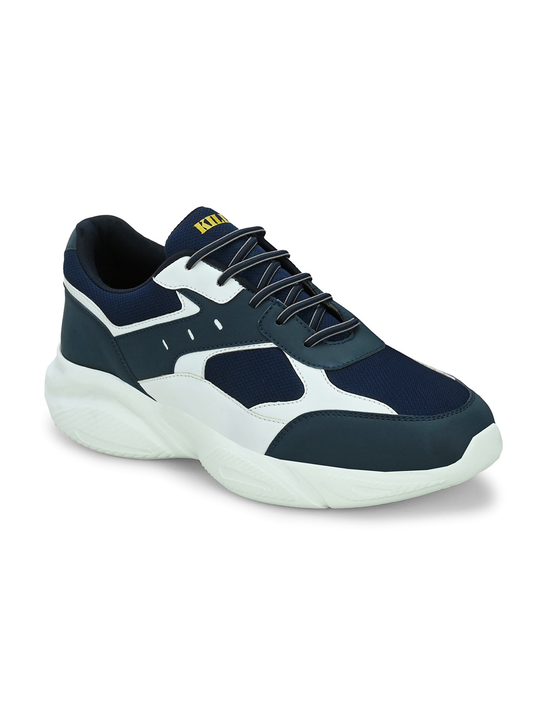 

Killer Men Colourblocked Round Toe Sneakers, Navy blue