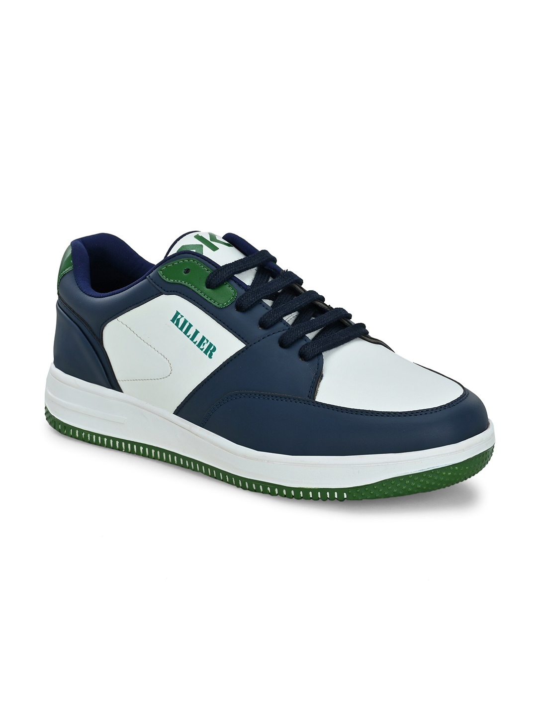 

Killer Men Colourblocked Round Toe Sneakers, Blue
