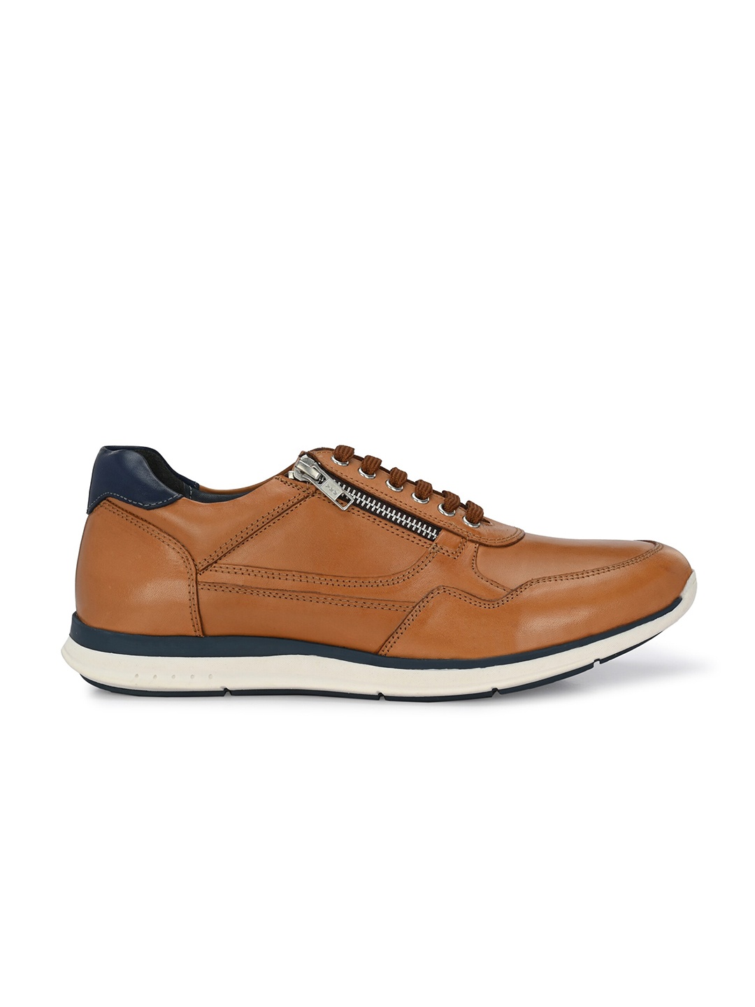 

Delize Men Lightweight Leather Sneakers, Tan