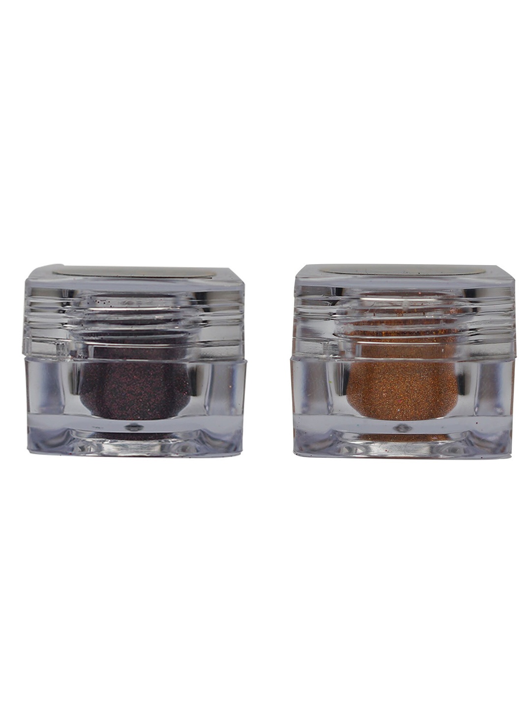 

Veoni BELLE Set Of 2 HD Holographic Glitter Eyeshadow 5g Each - Wine & Orange, Purple