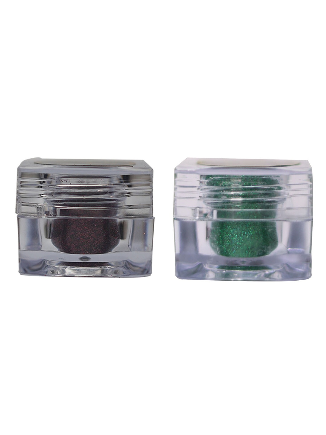 

Veoni BELLE Set of 2 HD Holographic Glitter Eyeshadow 5 g each - Wine & Emerald Green, Purple