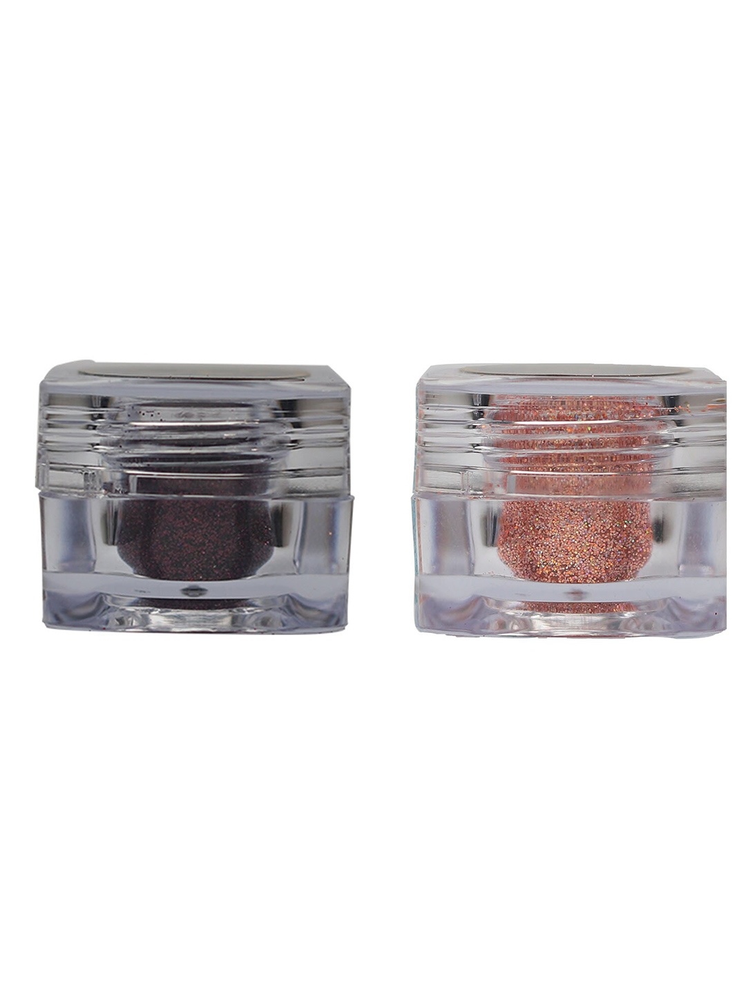 

Veoni BELLE 2-Pcs Holographic HD Glitter Eyeshadow - 5g Each - Wine & Peach, Purple