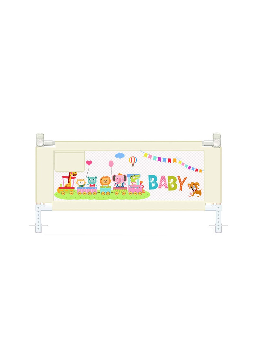 

SYGA Kids Infants Guard Railing Playpens Rail, Cream