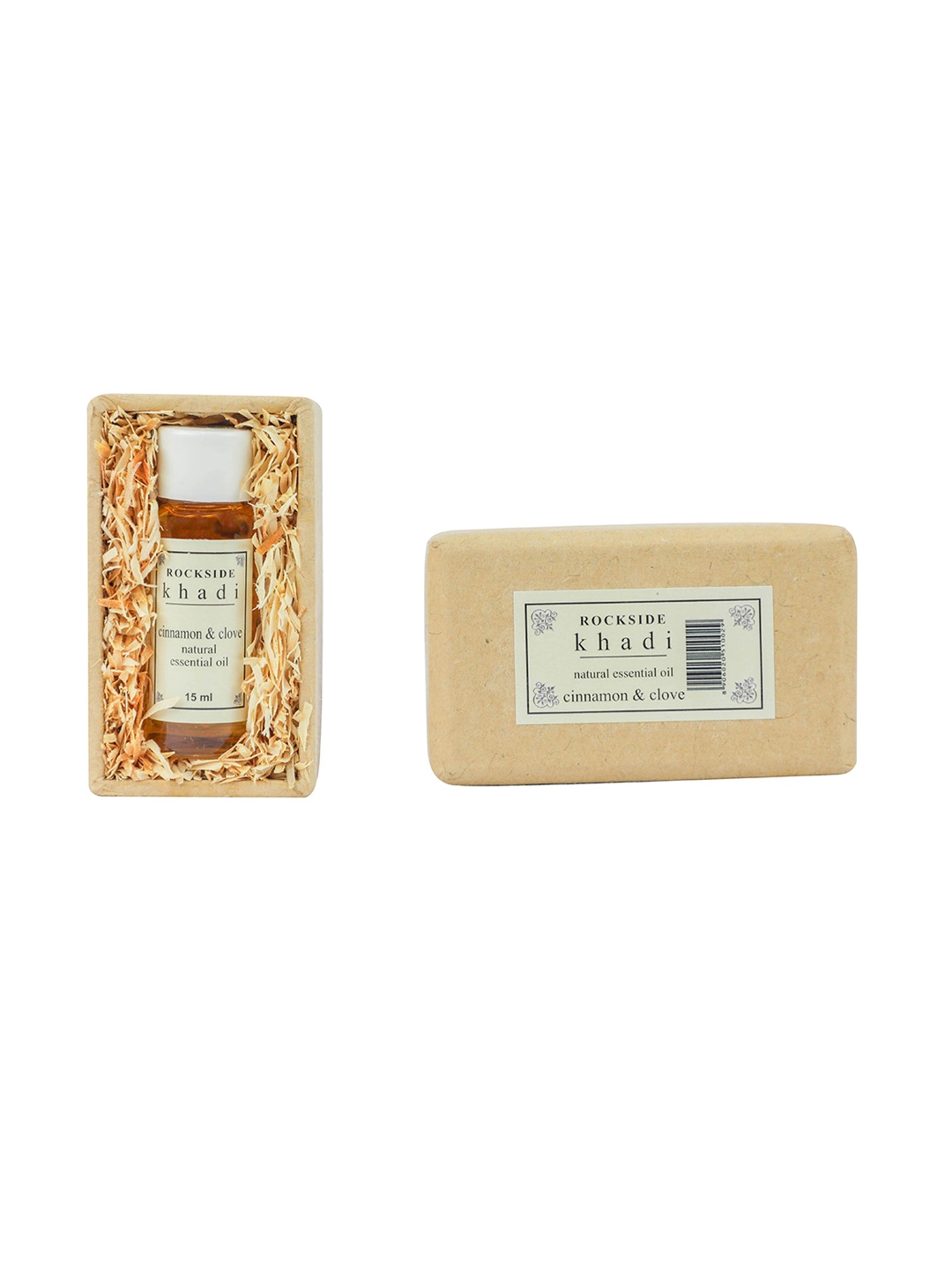 

ROCKSIDE KHADI Cinnamon & Clove Essential Oil - 15ml, Beige