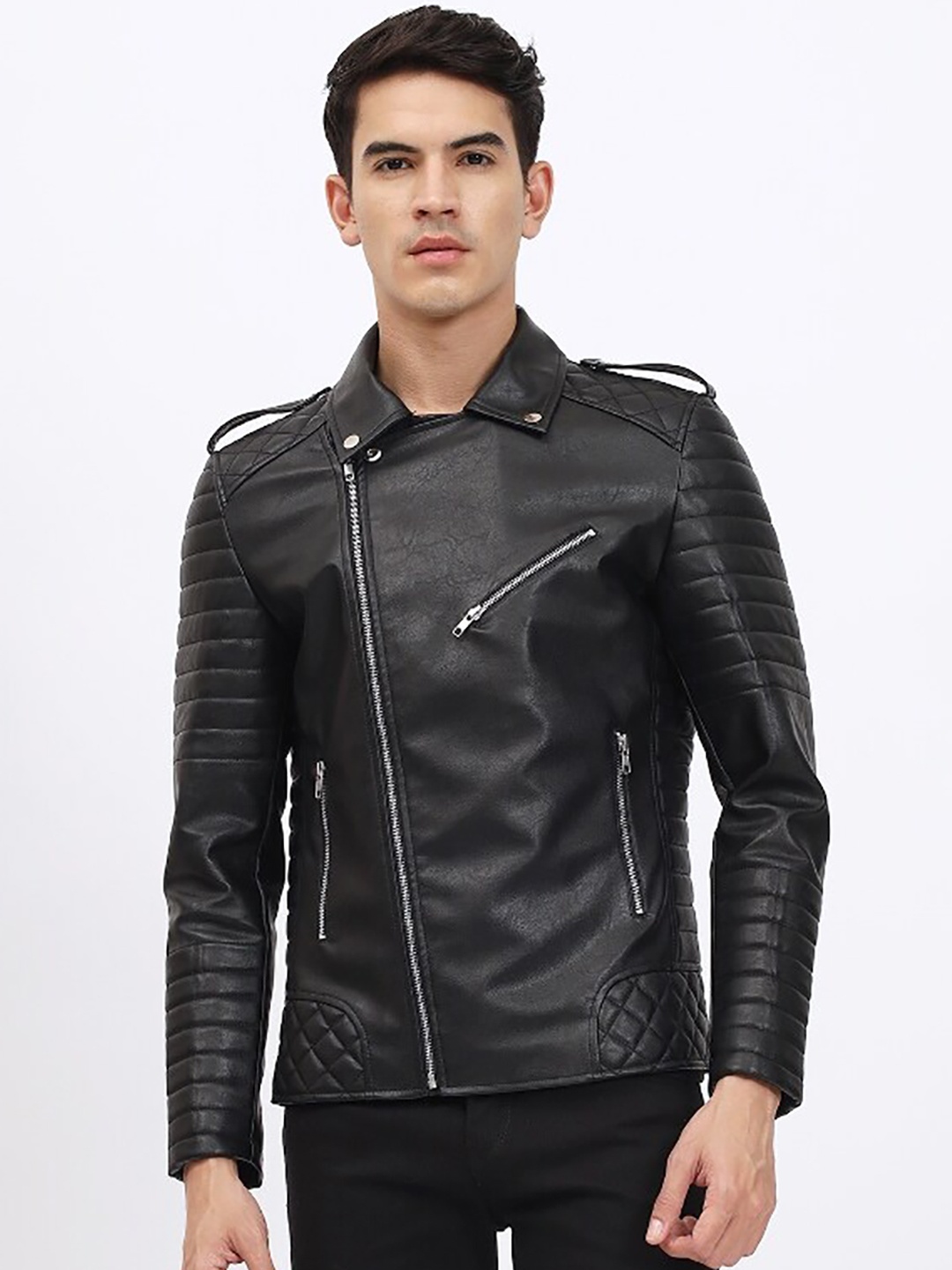 

GRIFFIN Anti Odour Lightweight Biker Jacket, Black