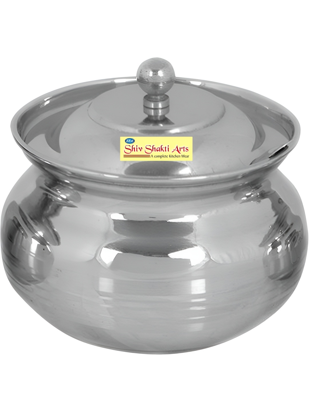 

Shivshakti Arts Stainless Steel Ghee pot With Lid & Spoon