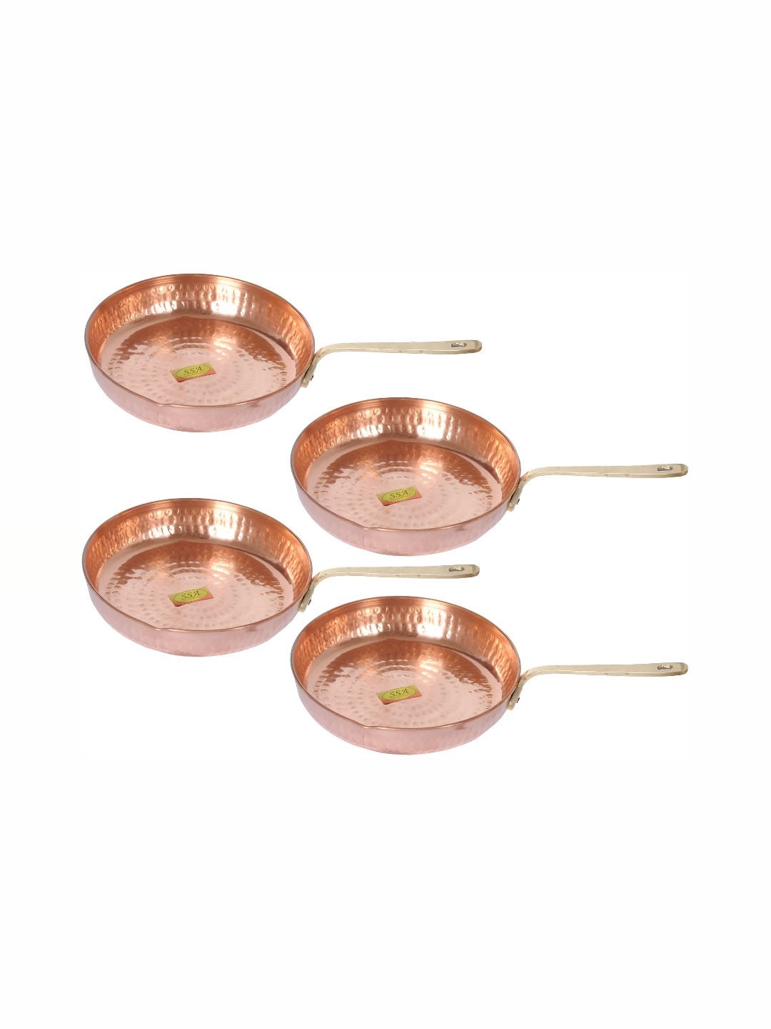

Shivshakti Arts Brown Copper Fry Pan
