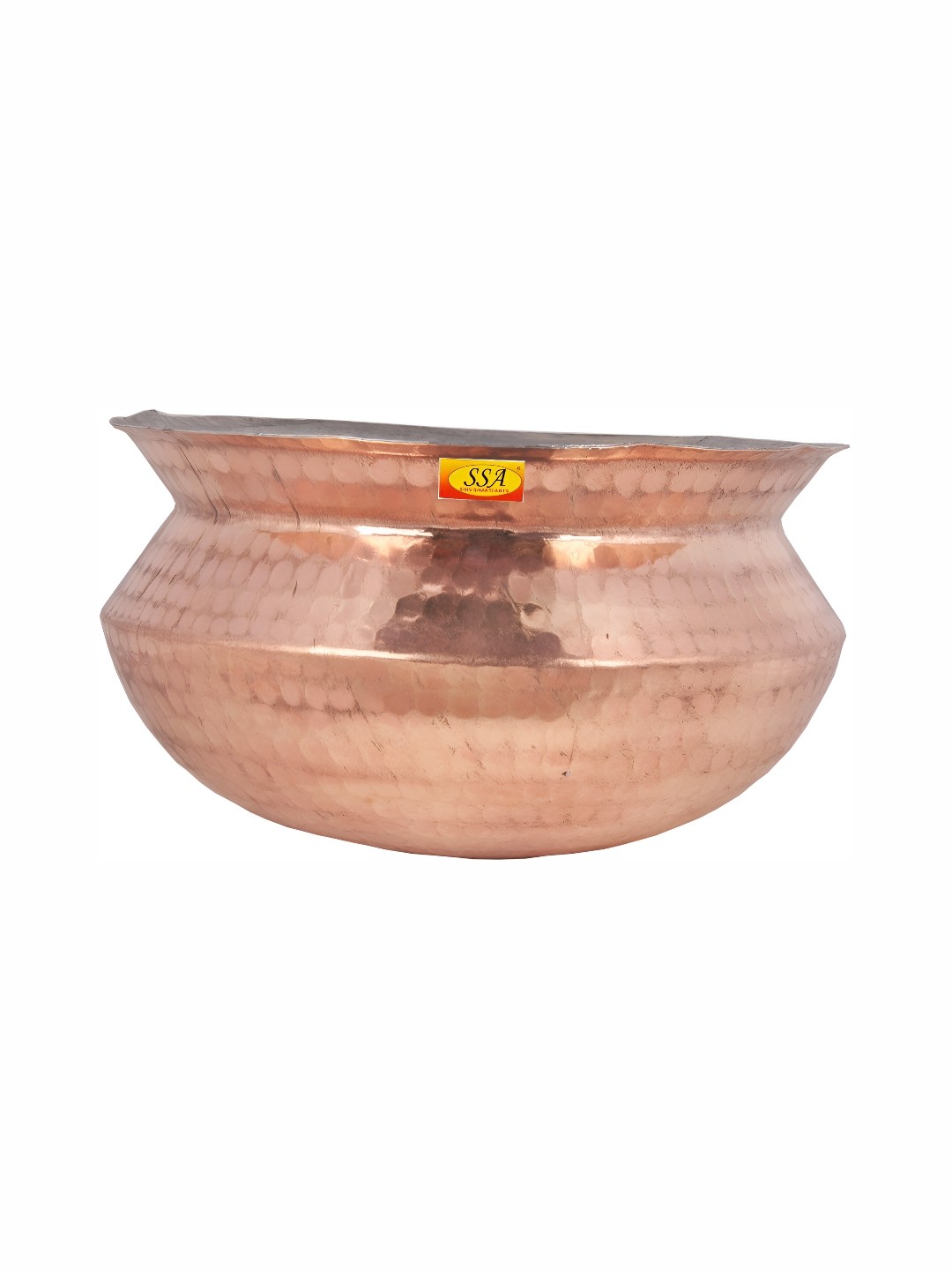 

Shivshakti Arts Copper-Toned Copper Cooking Handi 11.L