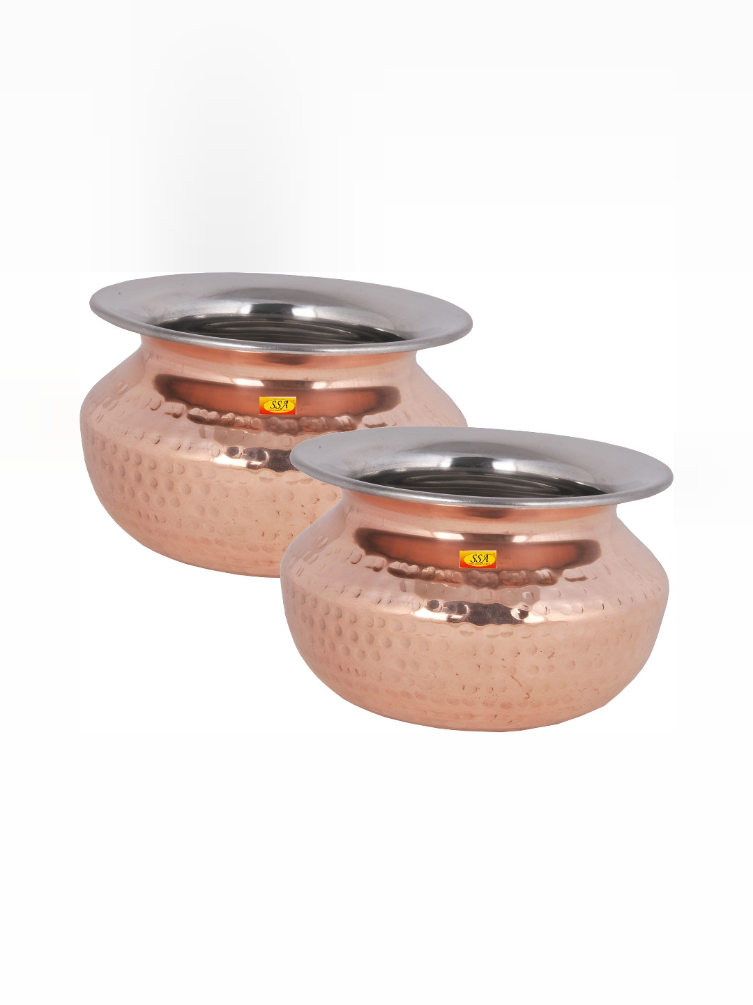 

Shivshakti Arts Brown Copper Cook and Serve Casserole