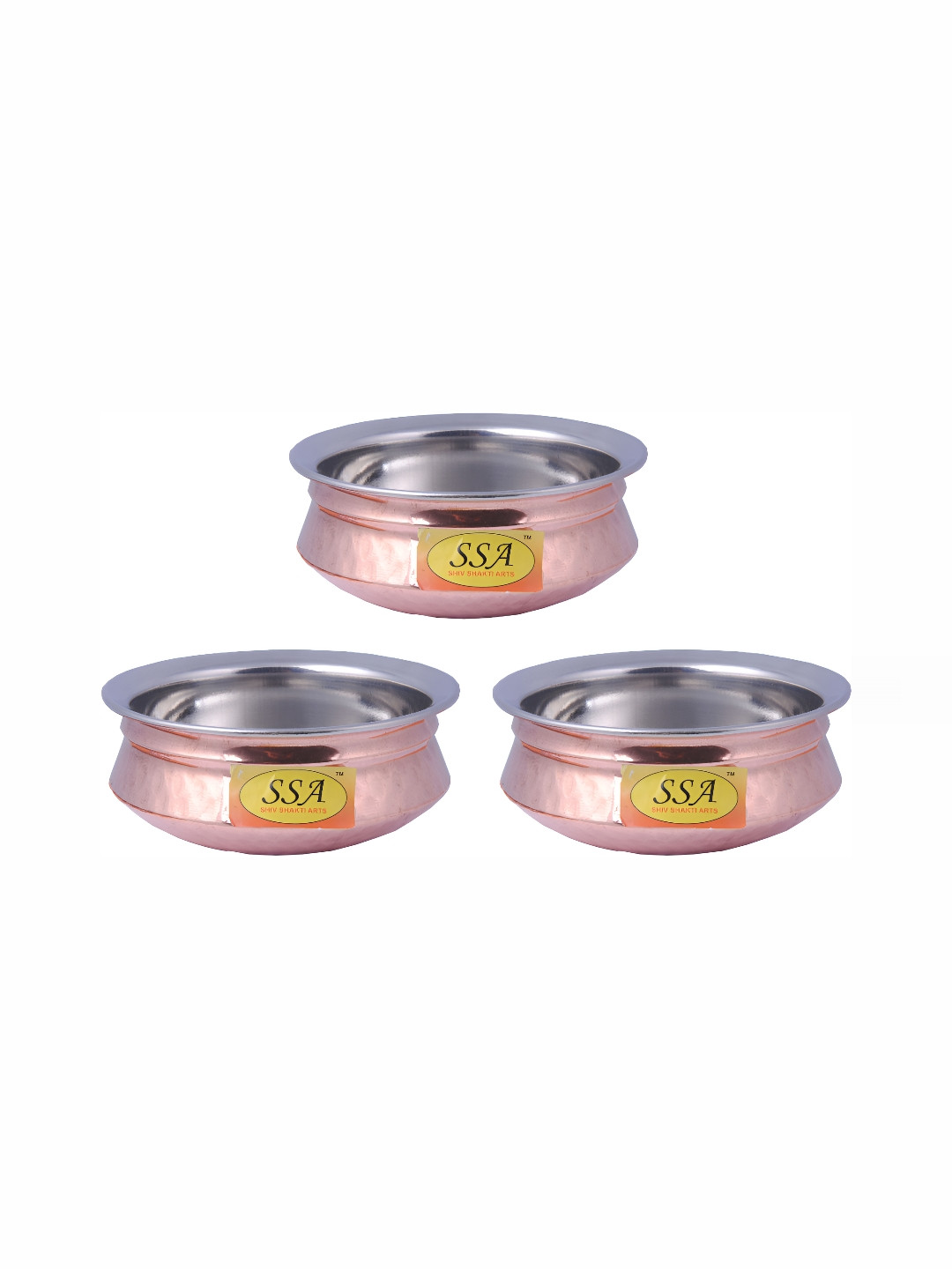 

Shivshakti Arts Brown Copper Cook and Serve Casserole